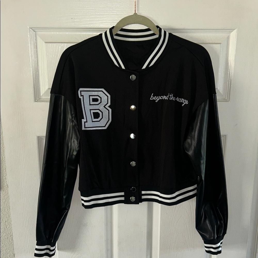 Black 'Beyond the Range' Varsity Jacket